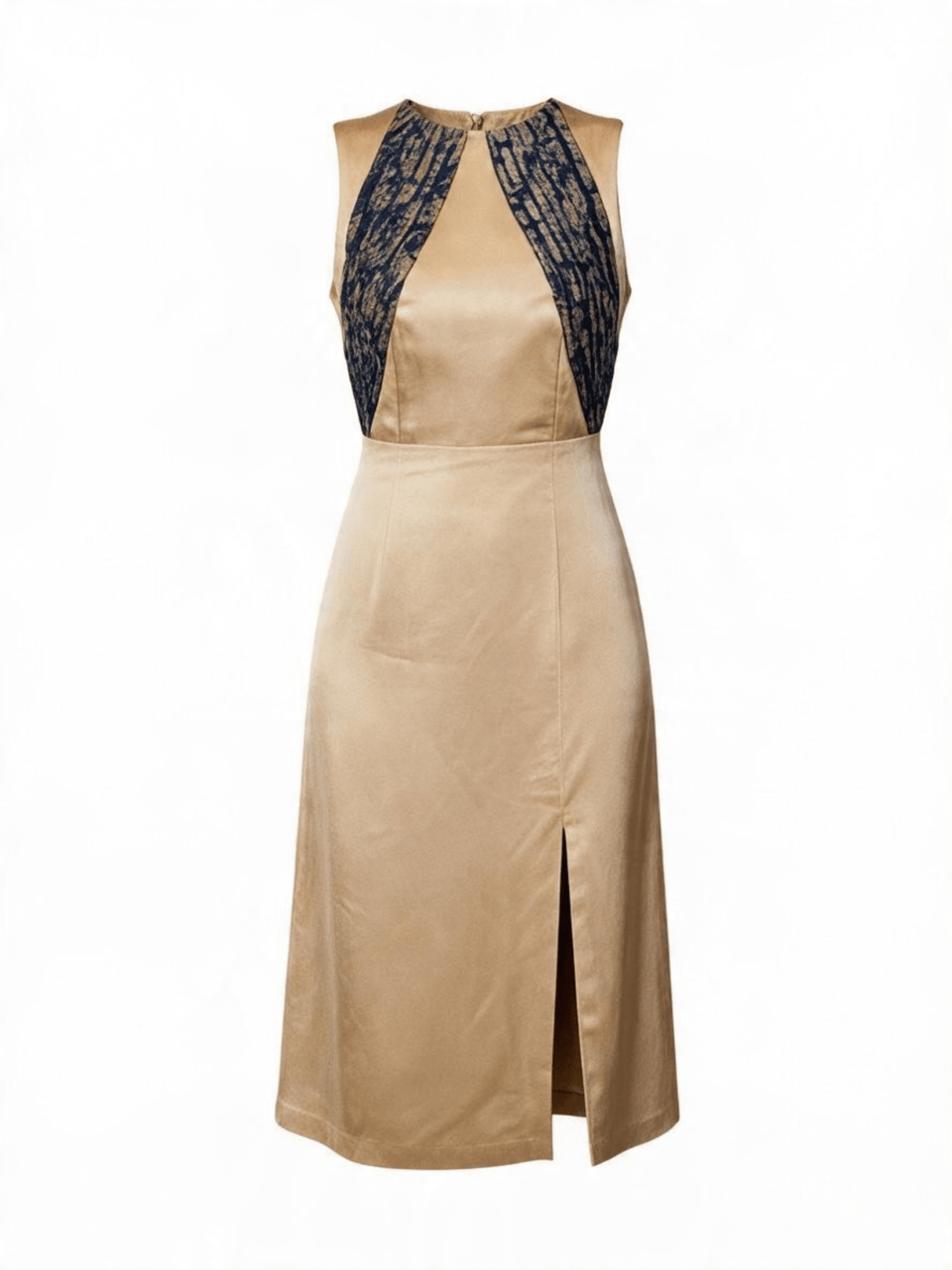 The Samara Dress by La' Agra is a luminous, heritage-inspired dress with soft draping and a contemporary fit, made for weddings and evening events.