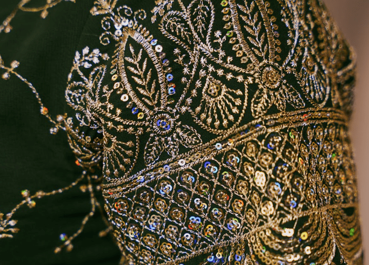 Green and Gold Sleeve