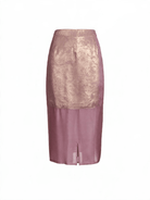 The Calia Skirt by La' Agra: a vibrant, artisan-crafted skirt that pairs with lace and tailored tops for a polished, modern look.