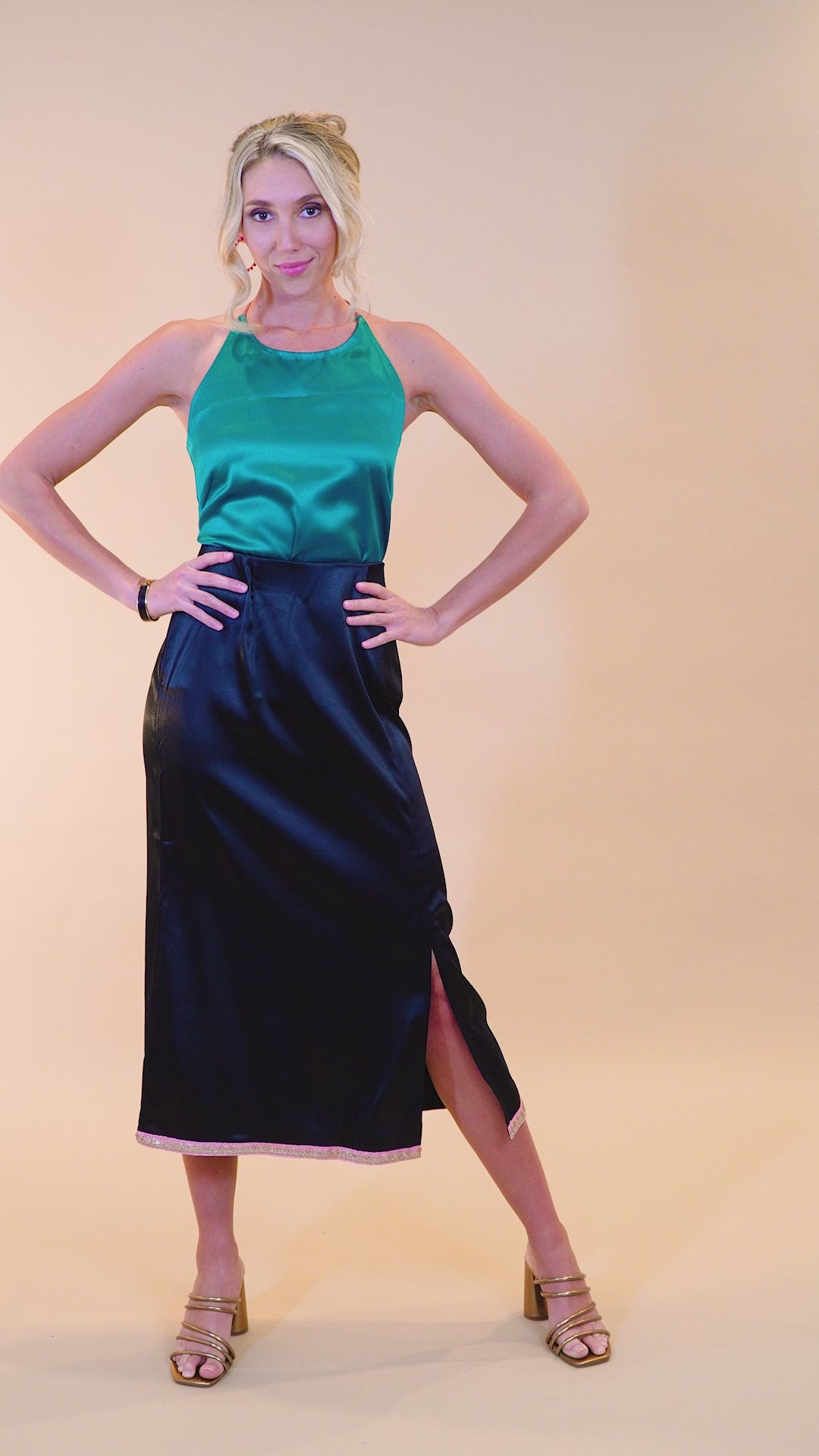 Video of model walking 