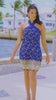 video of blue dress 